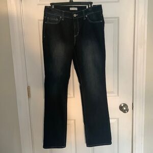 NWT Christopher & Banks Barely Boot Blue Jeans Size 10 #580